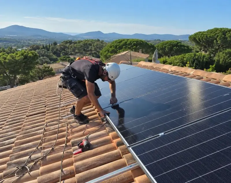 Installateur panneaux solaires Megève — pose photovoltaïque sur toiture