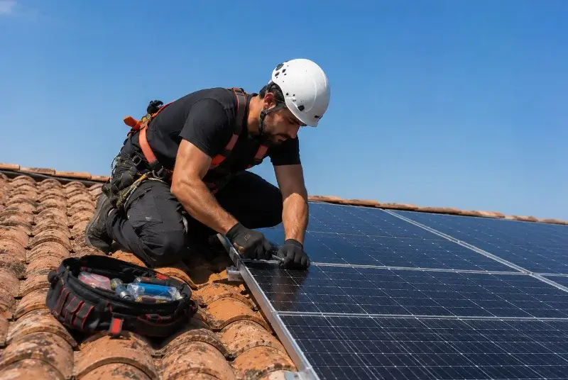 Maintenance et monitoring de panneaux solaires à Megève