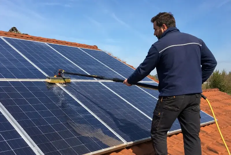 Nettoyage et entretien de panneaux solaires à Megève